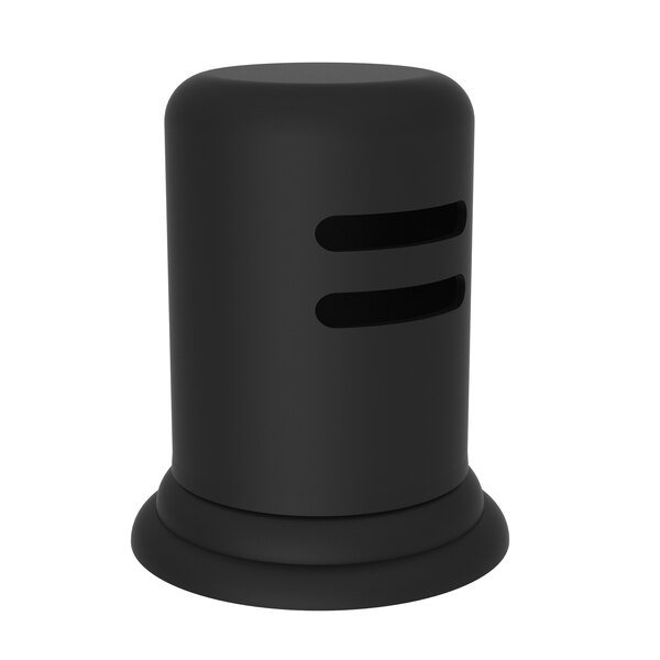 Air Gap Cap & Escutcheon Only in Flat Black, Newport Brass, Mfr#: 1030-5751/56